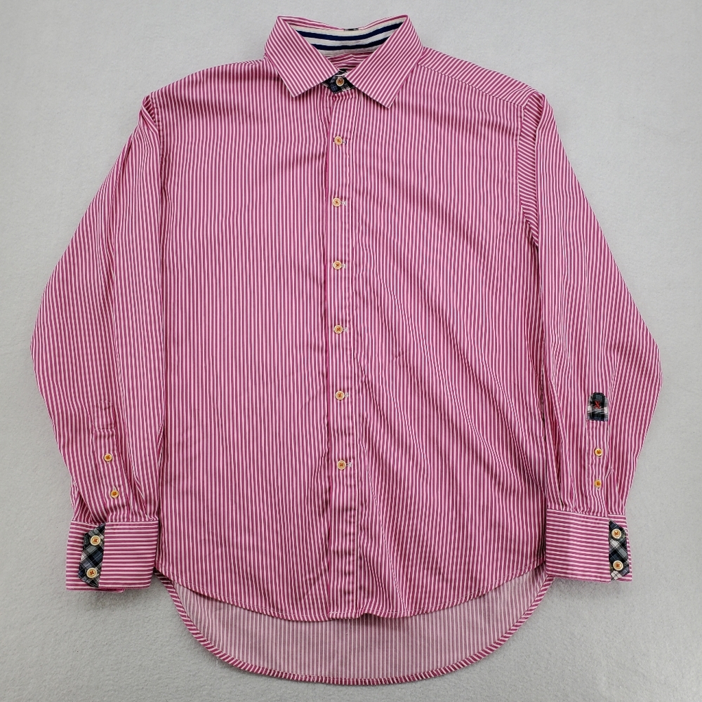 Men's Striped Red Shirt